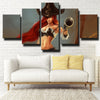 5 panel canvas art framed prints League Of Legends Miss Fortune decor-1200 (3)