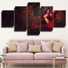 5 panel canvas art framed prints League Of Legends Morgana  picture-1200 (3)