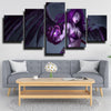 5 panel canvas art framed prints League Of Legends Morgana wall decor-1200 (1)
