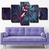 5 panel canvas art framed prints League of Legends Elise wall decor-1200 (1)