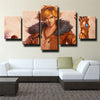 5 panel canvas art framed prints League of Legends Ezreal home decor-1200 (3)