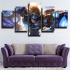 5 panel canvas art framed prints League of Legends Ezreal  picture-1200 (3)
