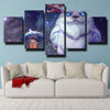 5 panel canvas art framed prints League of Legends Nunu wall picture-1200 (2)