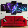 5 panel canvas art framed prints League of Legends Orianna home decor-1200 (1)