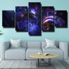 5 panel canvas art framed prints League of Legends Orianna wall decor-1200 (2)