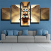 5 panel canvas art framed prints League of Legends Poppy home decor-1200 (2)