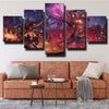 5 panel canvas art framed prints League of Legends Renekton picture-1200 (2)