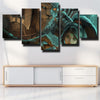 5 panel canvas art framed prints League of Legends Rengar home decor-1200 (1)