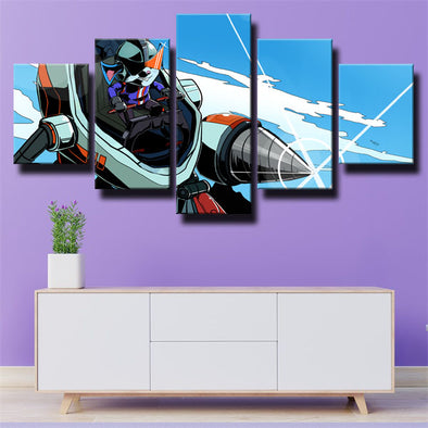 5 panel canvas art framed prints League of Legends Rumble wall picture-1200 (1)