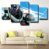 5 panel canvas art framed prints League of Legends Rumble wall picture-1200 (2)
