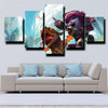 5 panel canvas art framed prints League of Legends Tristana wall picture-1200 (3)