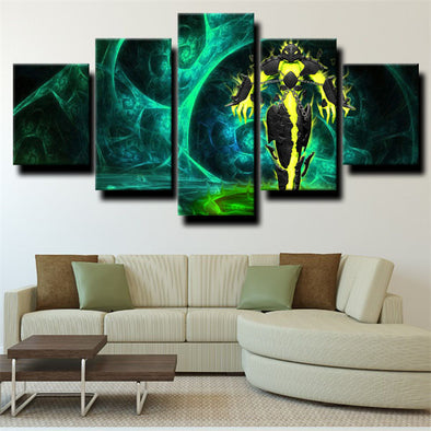 5 panel canvas art framed prints League of Legends Xerath home decor-1200 (1)
