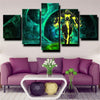 5 panel canvas art framed prints League of Legends Xerath home decor-1200 (3)