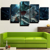 5 panel canvas art framed prints League of Legends Zac home decor-1200 (2)