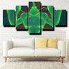 5 panel canvas art framed prints League of Legends Zac wall picture-1200 (2)