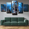 5 panel canvas art framed prints League of Legends wall decor-1210 (2)