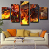 5 panel canvas art framed prints League of Legends wall picture-1201 (2)