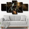 5 panel canvas art framed prints MKX characters D'Vorah decor picture-1508 (1)