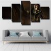5 panel canvas art framed prints MKX characters Shinnok decor picture-1546 (2)