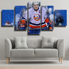 5 panel canvas art framed prints NY Islanders Andrew Ladd wall decor-1201 (1)
