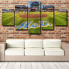 5 panel canvas art framed prints NY Mets home live room decor-1201 (4)