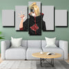 5 panel canvas art framed prints Naruto Deidara live room decor-1711 (3)
