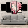5 panel canvas art framed prints Naruto Sakura Haruno wall decor-1785 (2)