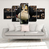 5 panel canvas art framed prints New Orleans Saints  mascot wall picture1217 (2)
