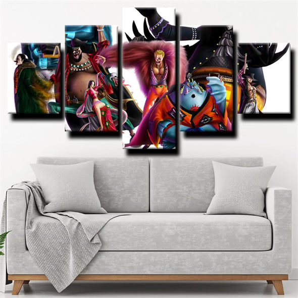5 panel canvas art framed prints One Piece Charisma of Evil picture-1200 (1)