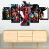 5 panel canvas art framed prints One Piece Charisma of Evil picture-1200 (2)