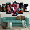 5 panel canvas art framed prints One Piece Charisma of Evil picture-1200 (3)