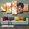5 panel canvas art framed prints One Piece Portgas D. Ace wall picture-1200 (1)