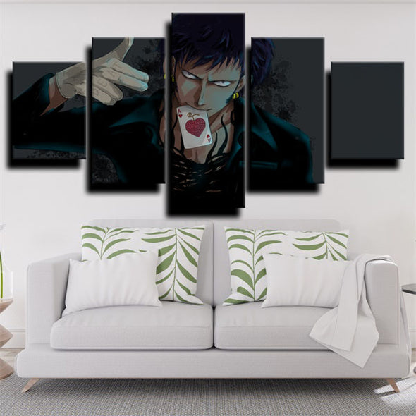 5 panel canvas art framed prints One Piece Trafalgar Law home decor-1200 (3)