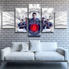 5 panel canvas art framed prints Paris SG Team member home decor-1202 (4)