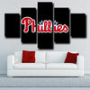 5 panel canvas art framed prints Philadelphia Phillies home decor-1203 (2)