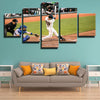 5 panel canvas art framed prints SF Giants cather Buster Posey home decor-1201 (2)