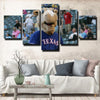 5 panel canvas art framed prints  Texas Rangers macort wall picture1248 (3)