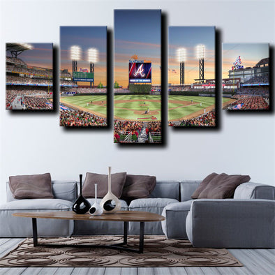 5 panel canvas art framed prints The Bravos wall picture-1201 (1)