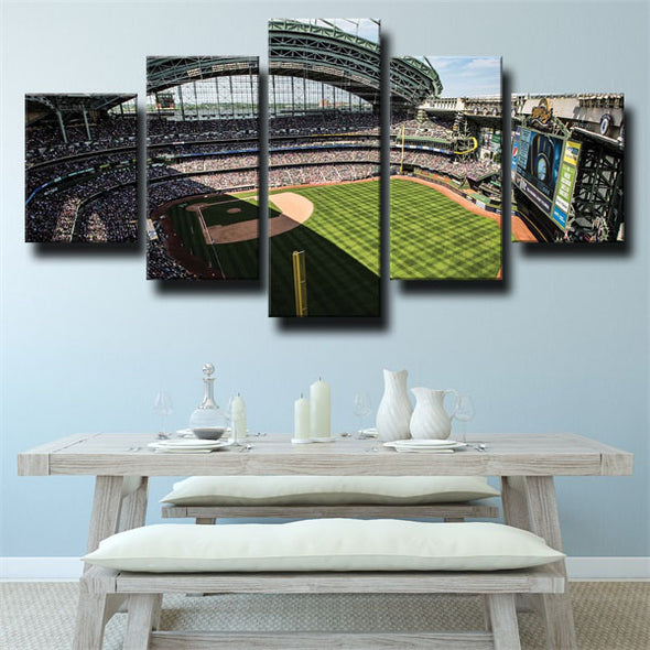 5 panel canvas art framed prints The Brew Crew Home decor picture-1208 (3)