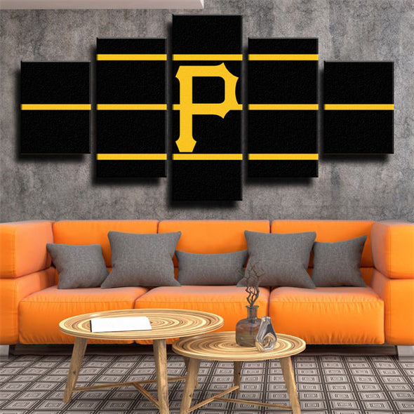 5 panel canvas art framed prints The Bucs team LOGO wall picture-1201 (2)