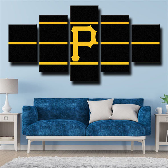 5 panel canvas art framed prints The Bucs team LOGO wall picture-1201 (3)