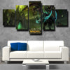5 panel canvas art framed prints The Burning Crusade wall picture-1201 (3)