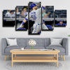 5 panel canvas art framed prints The Jays Russell Martin wall decor-1232 (3)