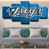 5 panel canvas art framed prints The Jays team logo decor picture-1208 (3)