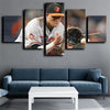 5 panel canvas art framed prints The O's Manny Machado wall picture-1231 (3)