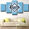  5 panel canvas art framed prints The Rays wall picture-1201 (2)