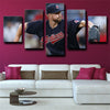 5 panel canvas art framed prints The Tribe Corey kluber wall picture-1229 (2)