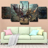 5 panel canvas art framed prints WOW Battle for Azeroth wall picture-1201 (3)