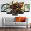 5 panel canvas art framed prints WOW Mists of Pandaria decor picture (2)