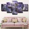 5 panel canvas art framed prints WOW Mists of Pandaria live room decor-1211 (1)